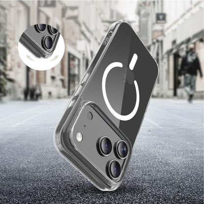 Калъф MagSafe за Apple iPhone 17 Pro Max, Tech-Protect, Flexair Hybrid CC, Прозрачен
