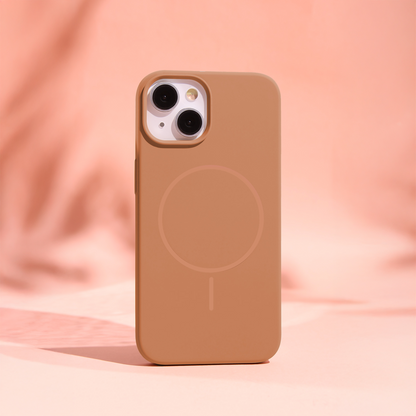 Калъф MagSafe за Apple iPhone 17 Pro Max, OEM, Silicone Thin, Оранжев