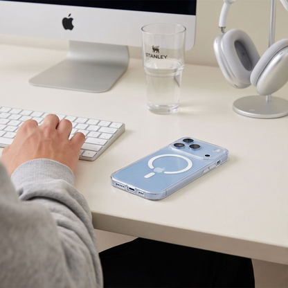 Калъф MagSafe за Apple iPhone 18 Pro / 17 Pro, Tech-Protect, Flexair, Прозрачен