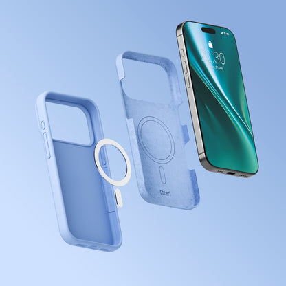 Калъф MagSafe за Apple iPhone 18 Pro Max / 17 Pro Max, Etteri, Silicone Mag, Син