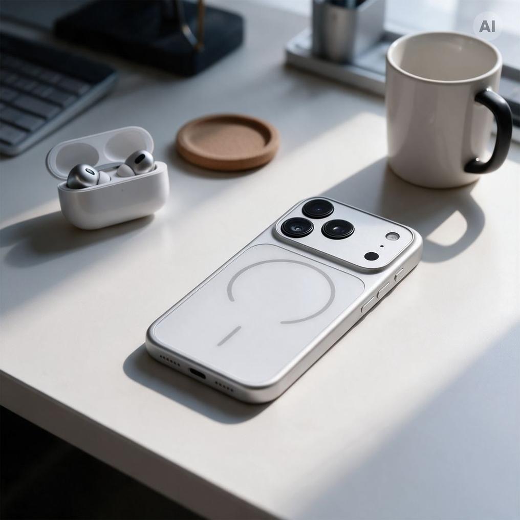 MagSafe Case for Apple iPhone 18 Pro / 17 Pro, OEM, Make 18, Silver