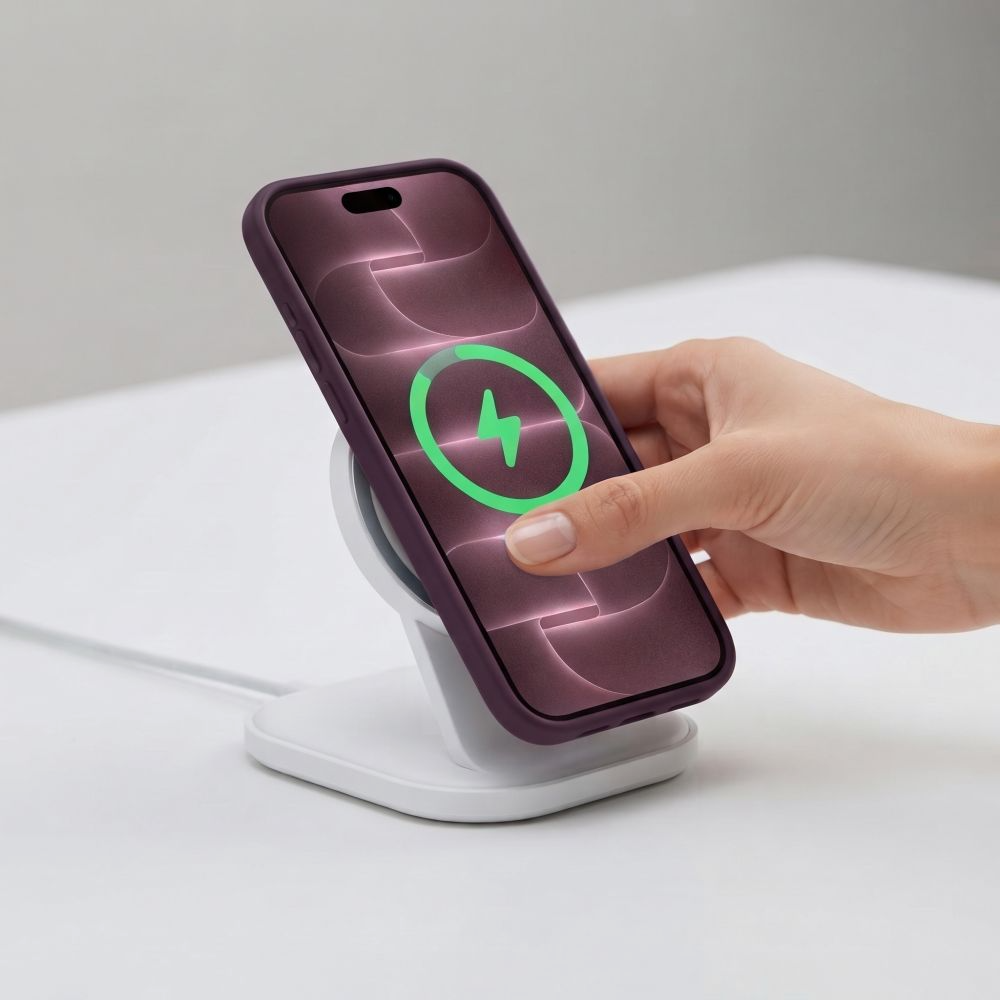 Калъф MagSafe за Apple iPhone 18 Pro / 17 Pro, Tech-Protect, силиконов, цвят бордо