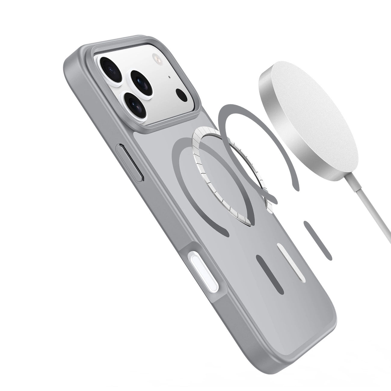 Калъф MagSafe за Apple iPhone 17 Pro, DUX DUCIS, Yind, Сив