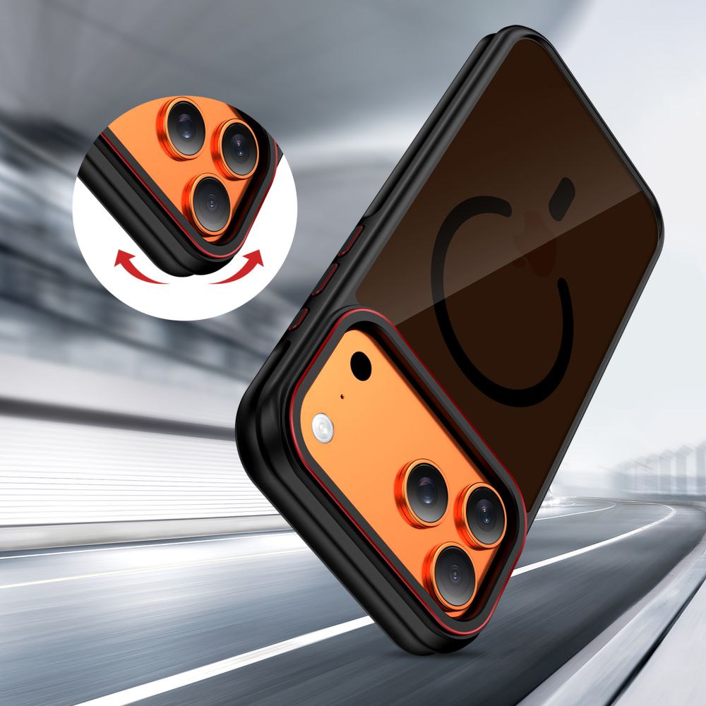 Калъф MagSafe за Apple iPhone 17 Pro Max, Tech-Protect, Maghybrid, Черен