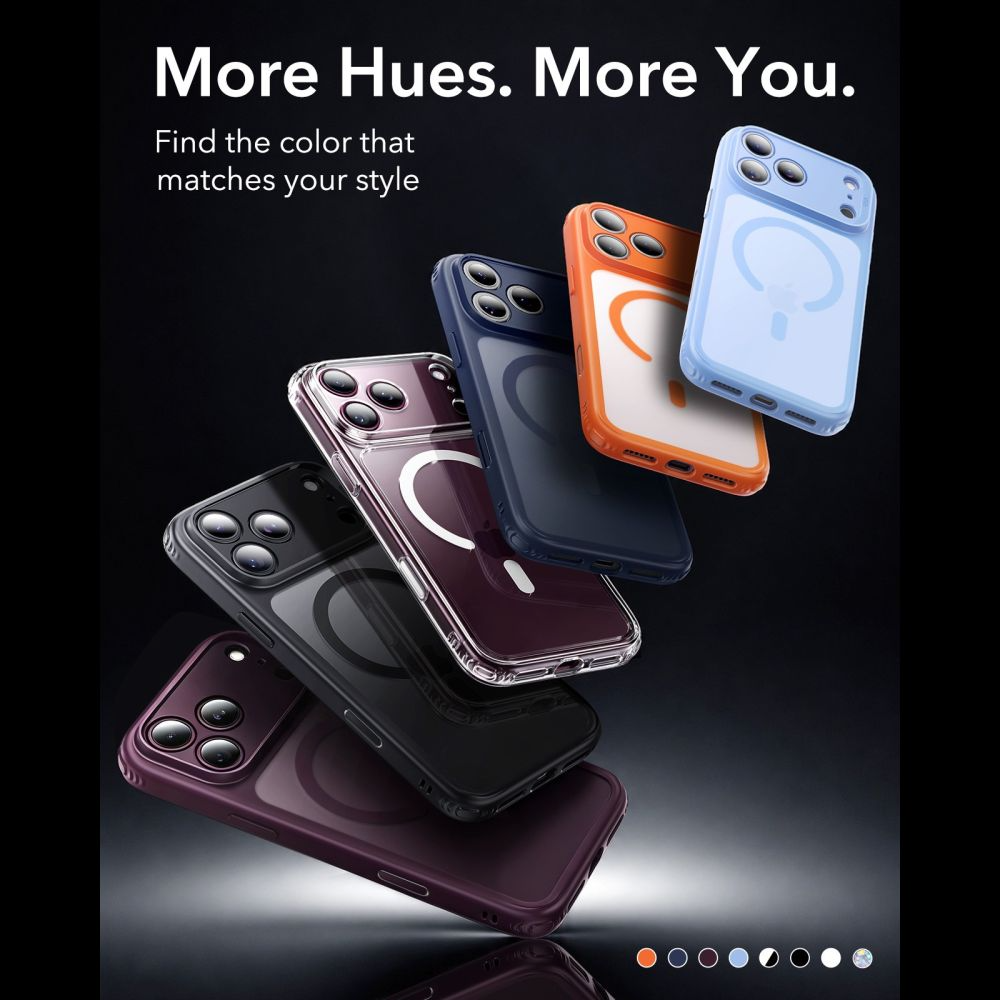Калъф MagSafe за Apple iPhone 18 Pro Max / 17 Pro Max, ESR, Classic Hybrid, Черен