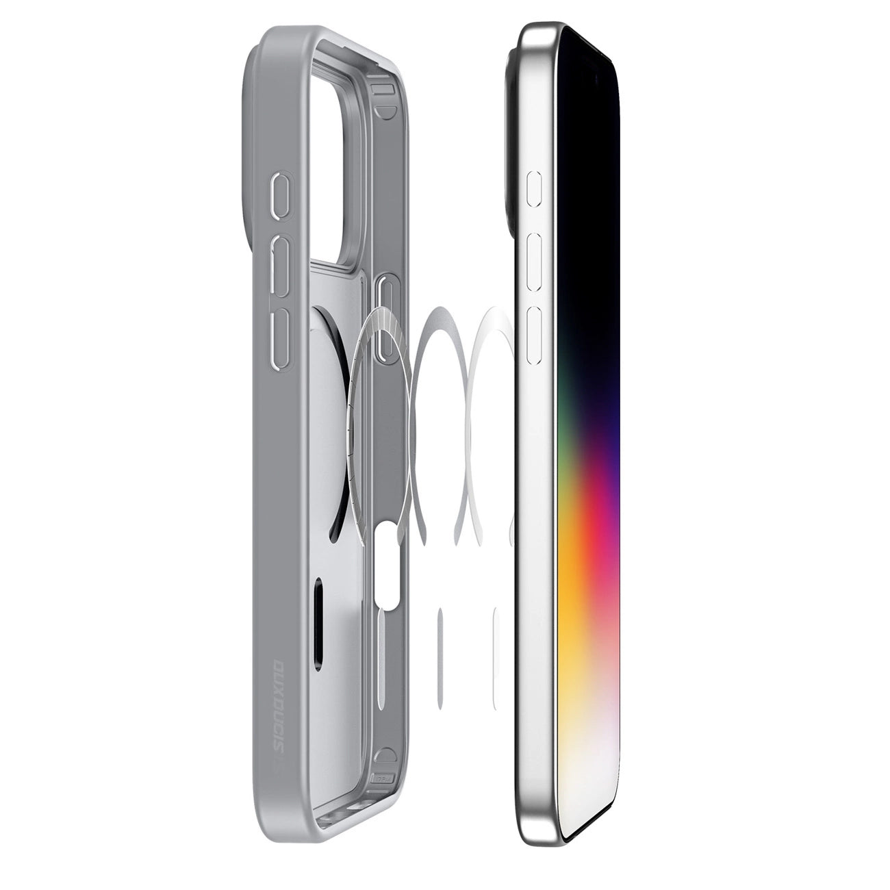 Калъф MagSafe за Apple iPhone 17 Pro, DUX DUCIS, Yind, Сив