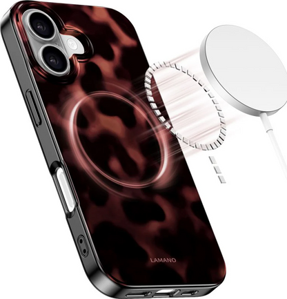 Калъф MagSafe за Apple iPhone 17, Tech-Protect, Lamano Panther, Черен