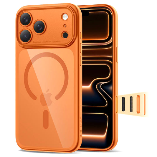 Калъф MagSafe за Apple iPhone 17 Pro Max, Tech-Protect, MagPeak, Оранжев