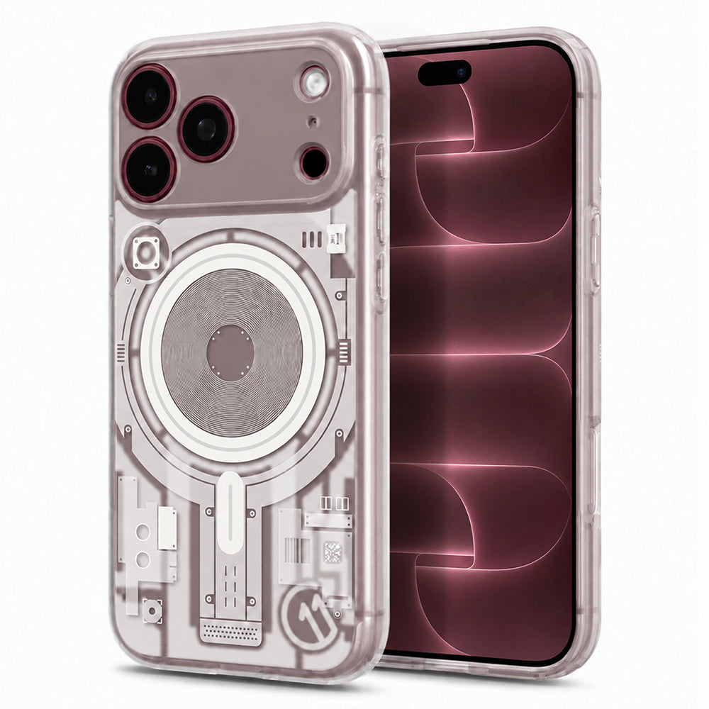 Калъф MagSafe за Apple iPhone 18 Pro Max / 17 Pro Max, Spigen, C11 Ultra Hybrid MagFit Element, бял ACS12307