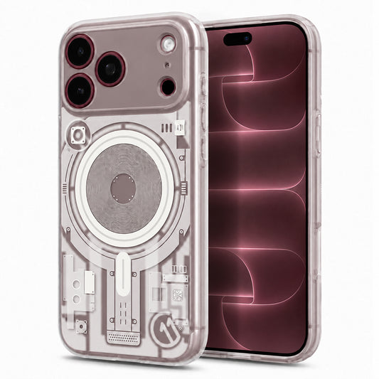 Калъф MagSafe за Apple iPhone 18 Pro Max / 17 Pro Max, Spigen, C11 Ultra Hybrid MagFit Element, бял ACS12307