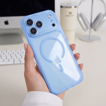 Калъф MagSafe за Apple iPhone 18 Pro Max / 17 Pro Max, Tech-Protect, MagPeak CC, Син