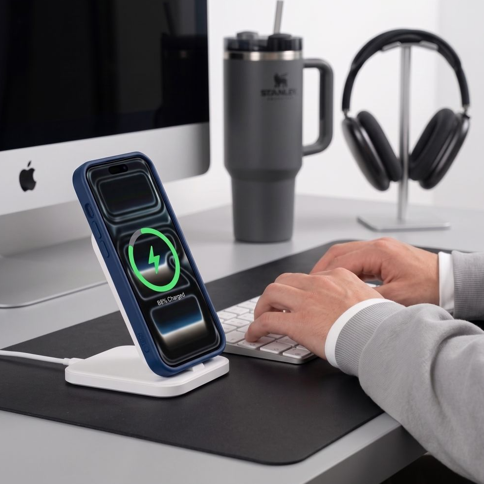 Калъф MagSafe за Apple iPhone 18 Pro Max / 17 Pro Max, Tech-Protect, BasicMag, Матово тъмносиньо