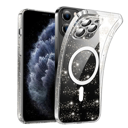 MagSafe Case for Apple iPhone 11 Pro, Techsuit, SparkleSkin, Transparent