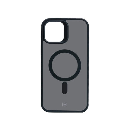 Калъф MagSafe за Apple iPhone 12 / 12 Pro, 3MK, Smoke MagCase, Черен