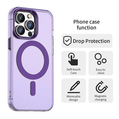 MagSafe Case for Apple iPhone 12 Pro Max, Techsuit, CandyCase, Purple