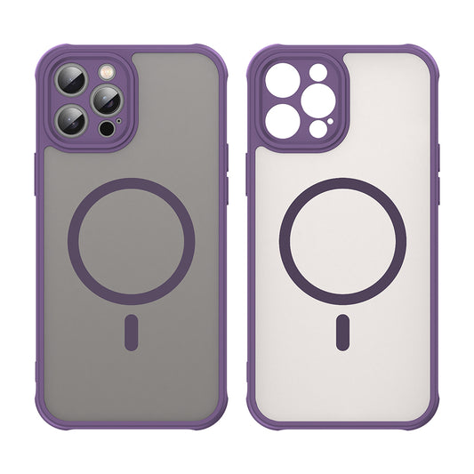MagSafe Case for Apple iPhone 12 Pro, Techsuit, HaloFrost II, Purple