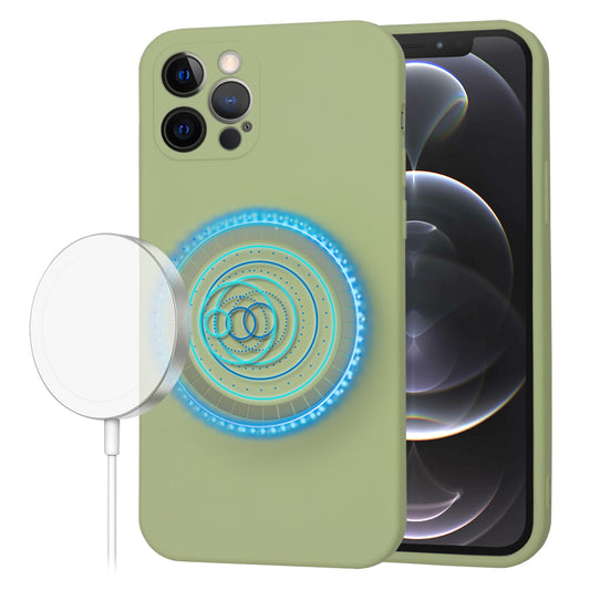 Калъф MagSafe за Apple iPhone 12 Pro, Techsuit, SoftFlex, Matcha