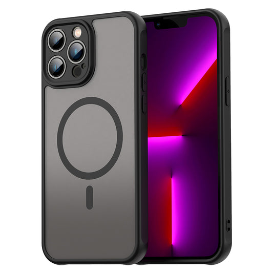 Калъф MagSafe за Apple iPhone 13 Pro Max, Techsuit, HaloFrost II, Черен