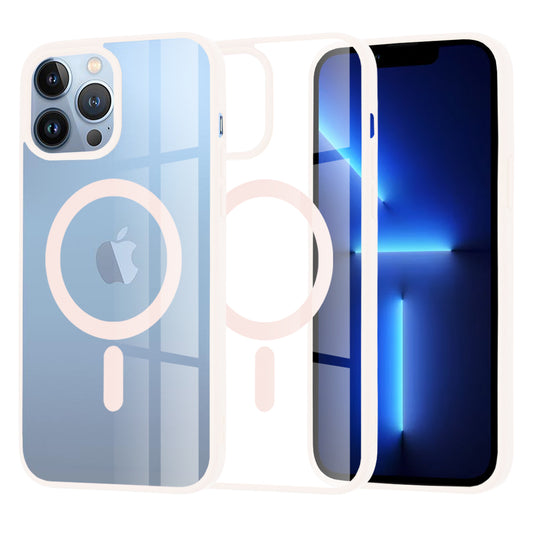 Калъф MagSafe за Apple iPhone 13 Pro Max, Techsuit, Pro, Розов