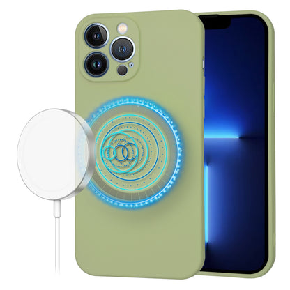 Калъф MagSafe за Apple iPhone 13 Pro Max, Techsuit, SoftFlex, Matcha
