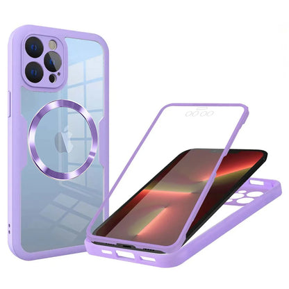 Калъф MagSafe за Apple iPhone 13 Pro, Techsuit, ColorVerse 360, Лилав