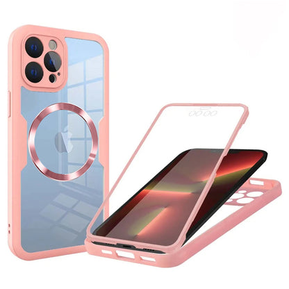 Калъф MagSafe за Apple iPhone 13 Pro, Techsuit, ColorVerse 360, Розов