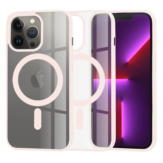 Калъф MagSafe за Apple iPhone 13 Pro, Techsuit, Pro, Розов