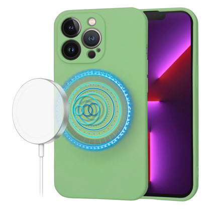 Калъф MagSafe за Apple iPhone 13 Pro, Techsuit, SoftFlex, Светлозелен