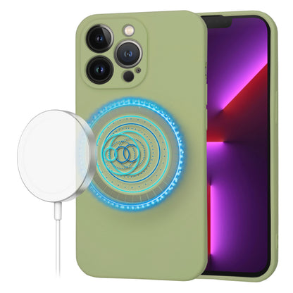 Калъф MagSafe за Apple iPhone 13 Pro, Techsuit, SoftFlex, Matcha