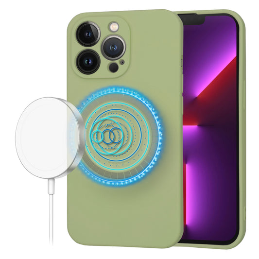 Калъф MagSafe за Apple iPhone 13 Pro, Techsuit, SoftFlex, Matcha