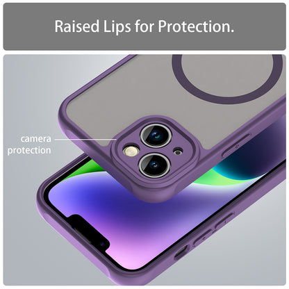 Калъф MagSafe за Apple iPhone 13, Techsuit, HaloFrost II, Лилав