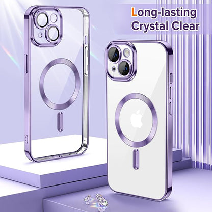 MagSafe Case for Apple iPhone 13, Techsuit, Luxury Crystal, Light Purple