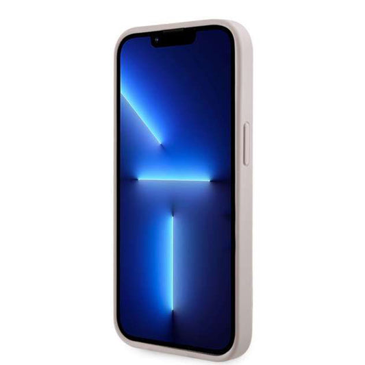 Калъф MagSafe за Apple iPhone 14, Guess, GCube Stripes, Розов