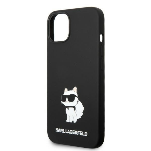 Калъф MagSafe за Apple iPhone 14 Plus, Karl Lagerfeld, Silicone Choupette, Черен
