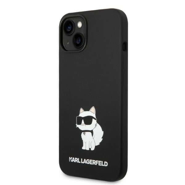 Калъф MagSafe за Apple iPhone 14 Plus, Karl Lagerfeld, Silicone Choupette, Черен