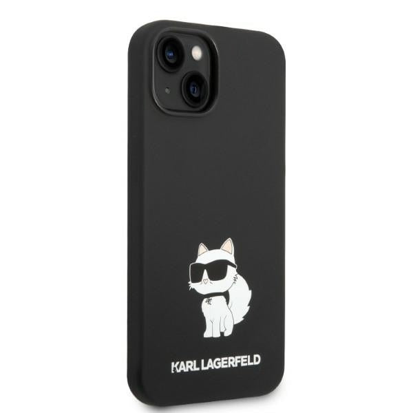 Калъф MagSafe за Apple iPhone 14 Plus, Karl Lagerfeld, Silicone Choupette, Черен