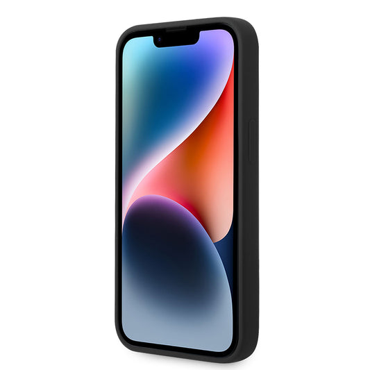 Калъф MagSafe за Apple iPhone 14 Plus, Karl Lagerfeld, Silicone Plaque, Черен