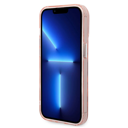 Калъф MagSafe за Apple iPhone 14 Pro, Karl Lagerfeld, Karl & Choupette Aluminium, Розов