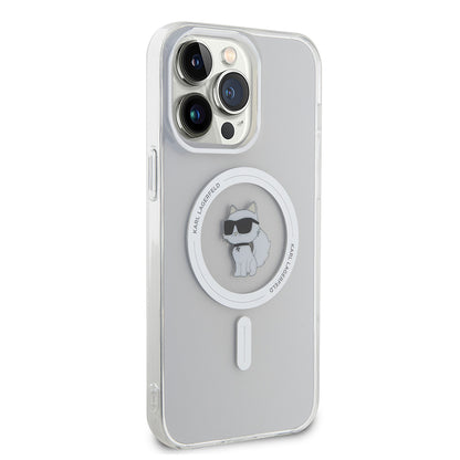 Калъф MagSafe за Apple iPhone 14 Pro Max, Karl Lagerfeld, IML Choupette, Прозрачен