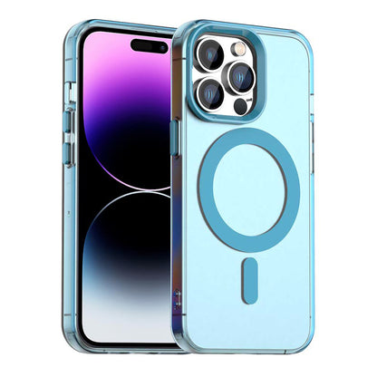 Калъф MagSafe за Apple iPhone 14 Pro Max, Techsuit, CandyCase, Син
