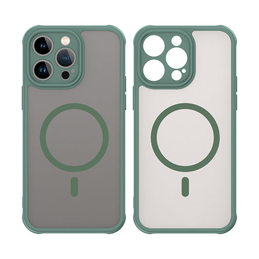Калъф MagSafe за Apple iPhone 14 Pro Max, Techsuit, HaloFrost II, Зелен