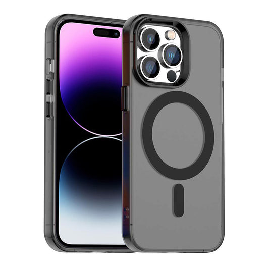 Калъф MagSafe за Apple iPhone 14 Pro, Techsuit, CandyCase, Черен