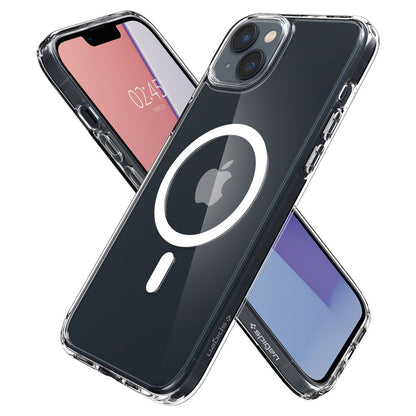 Калъф MagSafe за Apple iPhone 14, Spigen, Ultra Hybrid, Бял