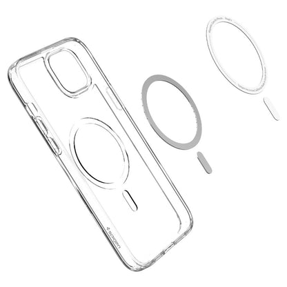 Калъф MagSafe за Apple iPhone 14, Spigen, Ultra Hybrid, Бял