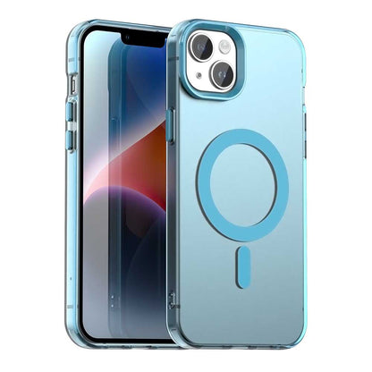 MagSafe калъф за Apple iPhone 14, Techsuit, CandyCase, Син