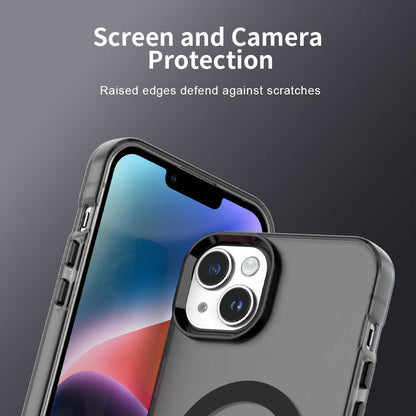 Калъф MagSafe за Apple iPhone 14, Techsuit, CandyCase, Черен