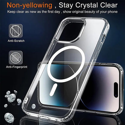 Калъф MagSafe за Apple iPhone 14, Techsuit, Pro, Черен