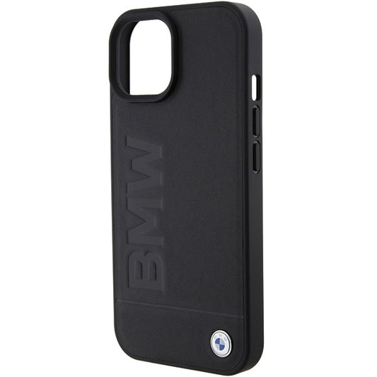 Калъф MagSafe за Apple iPhone 15 Plus, BMW, Natural Hot Stamp, Черен