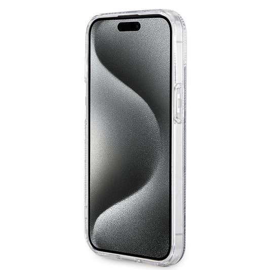 Калъф MagSafe за Apple iPhone 15 Plus, Guess, IML Gcube, Черен