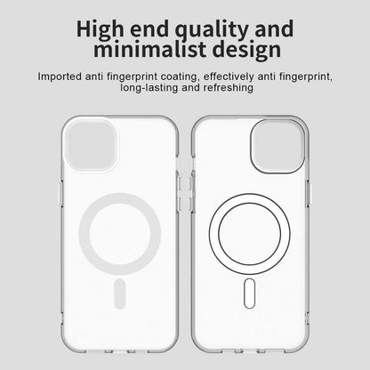 Калъф MagSafe за Apple iPhone 15 Plus, Techsuit, CandyCase, Бял
